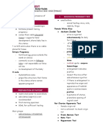 Pregnancy Test - Notes