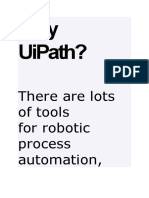 Why UiPath