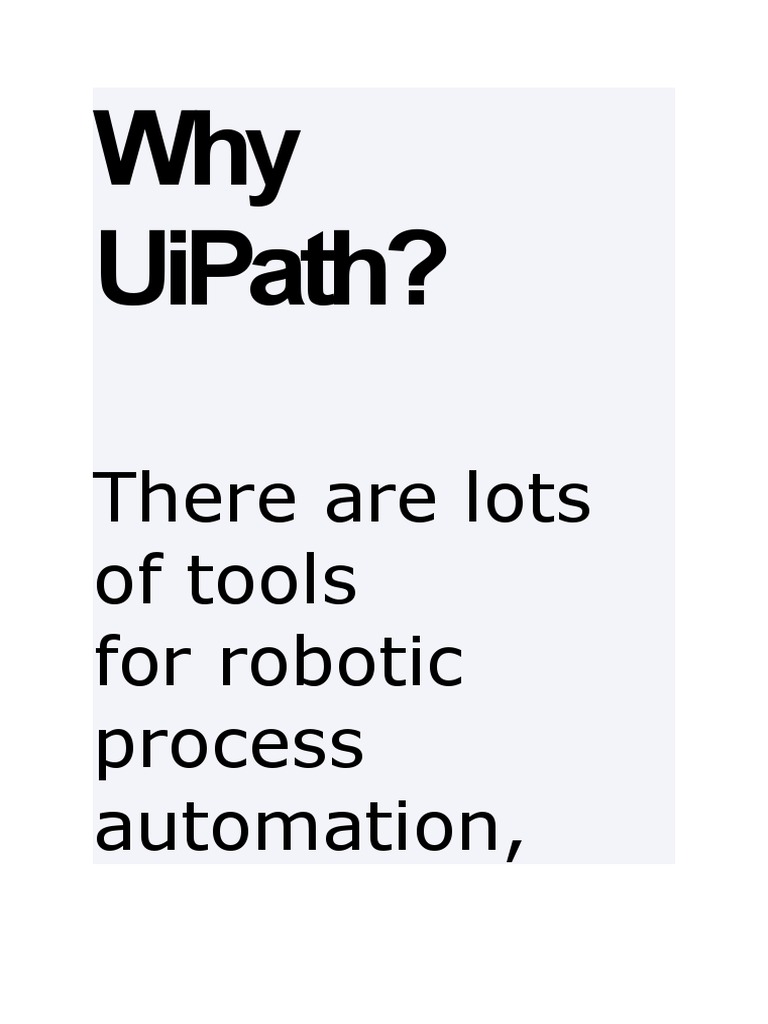 Why UiPath PDF Systems Engineering System Software