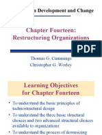 CHP 14 Restructuring Organization