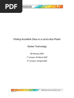 Instructions On AccuMark Plot Pieces by Lectra Alys Plotter