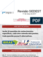 Revisão Sedest 2017 Psicologia Nova