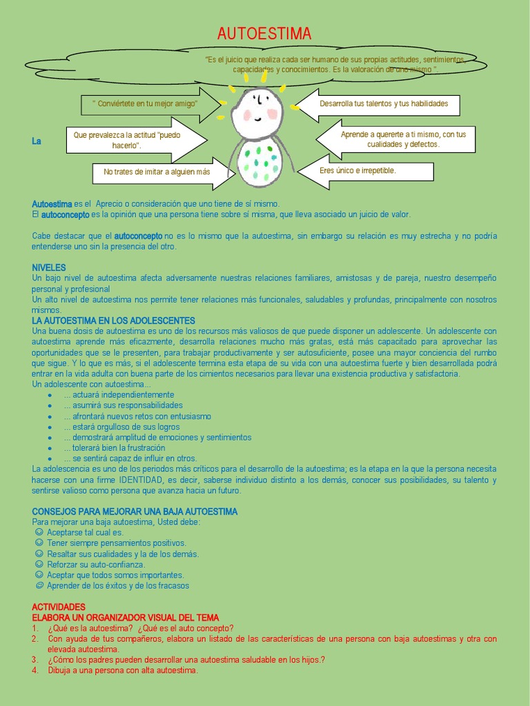 Mejora tu Autoestima en Adolescentes | PDF