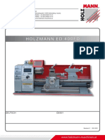 Holzmann Ed-400fd Manual