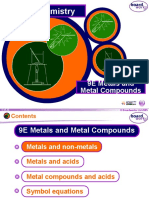 9E Reactions of Metals and Metal Compounds