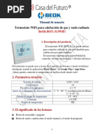 Manual de Usuario Termostato BeOk BOT 313WiFi 1