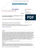 Um Estudo Investigando As Habilidades Sociais de Pacientes Fibromiálgicas - Exemplo de Escalas para Habilidades Sociais