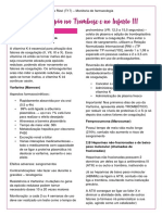 Resumo 3 Farmacoterapia Na Trombose e No Infarto