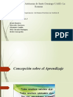 Concepción Sobre El Aprendizaje