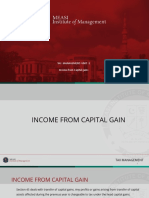Income From Capital Gains
