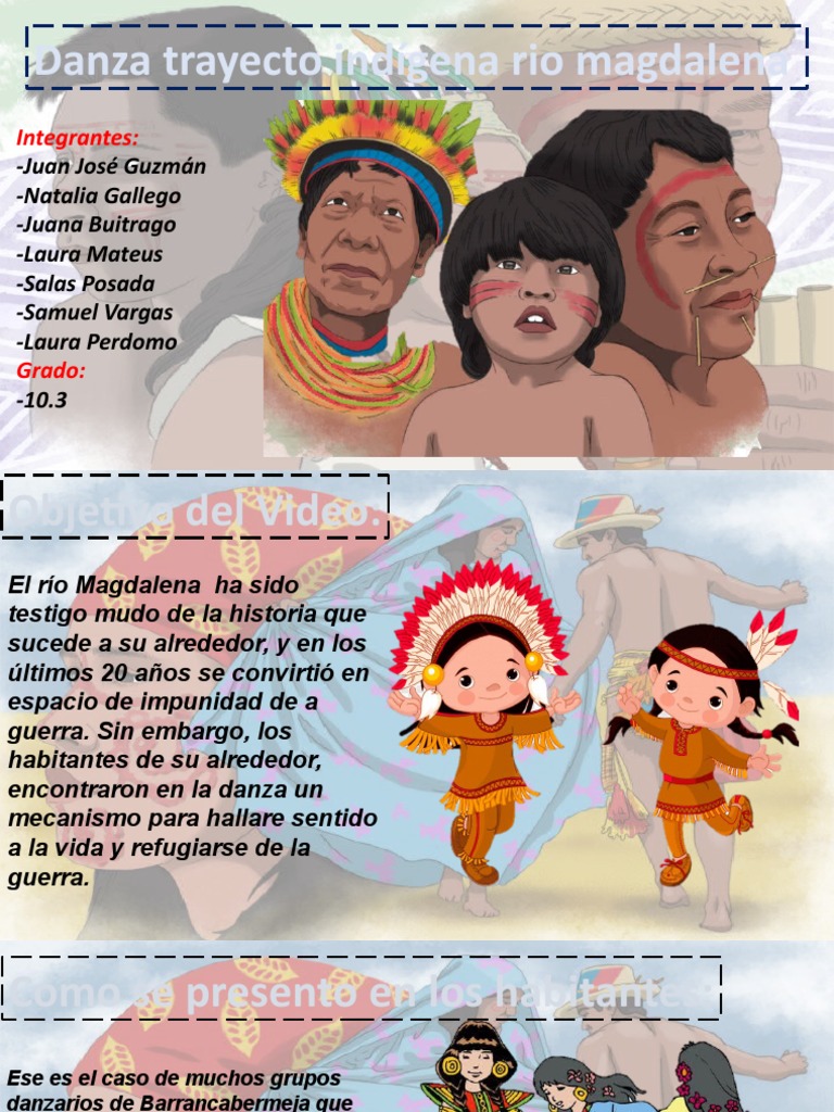 Danza Trayecto Indígena Rio Magdalena | PDF | America latina | Etnicidad