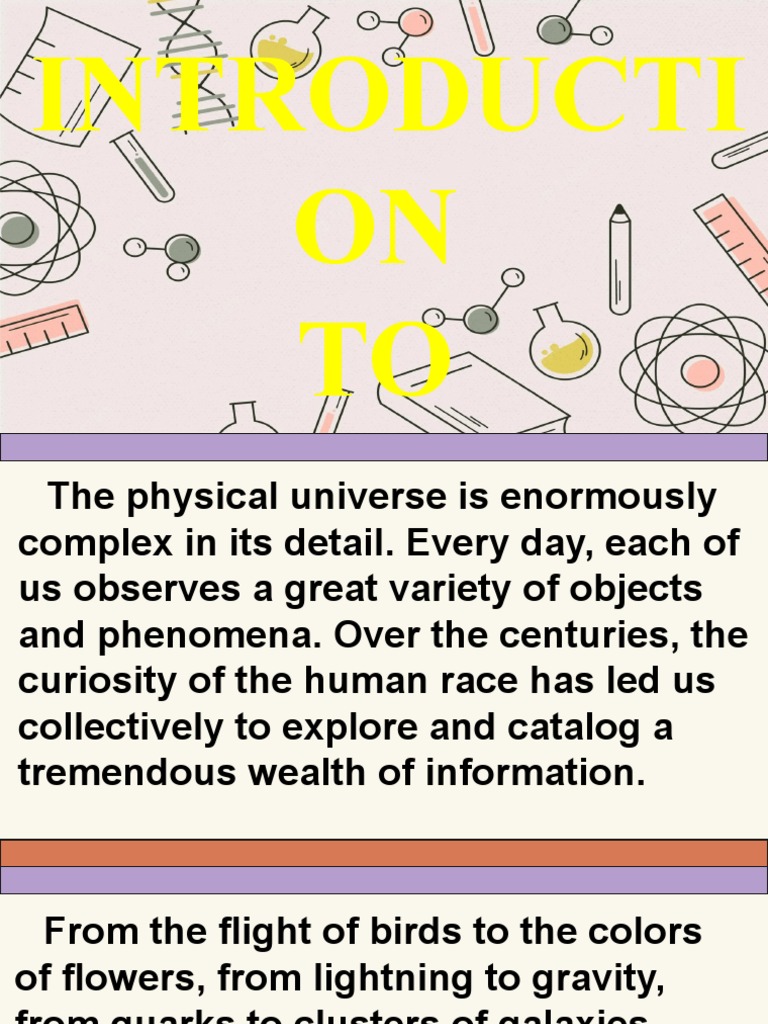 Introduction to physics | PDF | Physics | Scientific Method