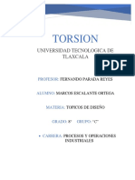 Angulo de Giro Sobre Un Eje de Acero Sometido A Torsión