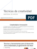 Técnicas de Creatividad-Material de Apoyo - 041750