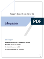 Rapport atelier 01