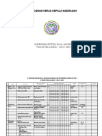 Program Kerja Kepala Madrasah 2017-2018