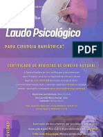 E Book Laudo Psicologico para Cirurgia Bariatrica Guia Pratico