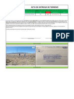 Acta de Entrega de Terreno Orocom Carancas3