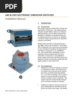 Manual Vibration Switch 440450 Doc 90018 031 N