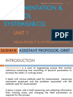 I&CS Measurement Instrumentation