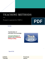 Linking Competency To TL Methods