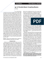 Analysis and Design of Double-Beam Coupling Beams