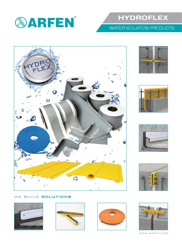 Hydroflex Waterstop Solutions Overview | PDF | Concrete | Adhesive
