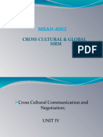 MBAH-4003: Cross Cultural & Global HRM