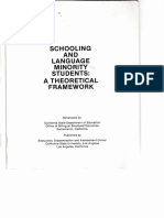 Schooling and Language Minority Students - A Theoretical Framework
