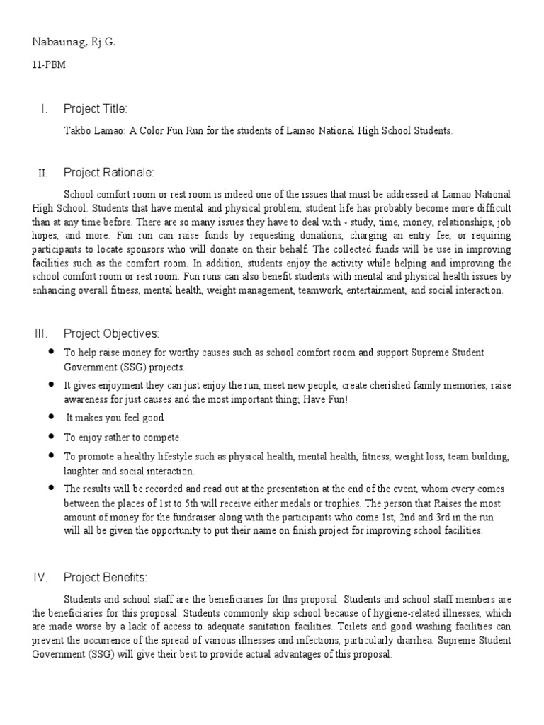 HOW TO WRITE A PROJECT PROPOSAL PDF visual data 7