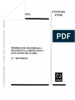 0475-1982 - Medidas de Seguridad A Seguir en La Obtencion y