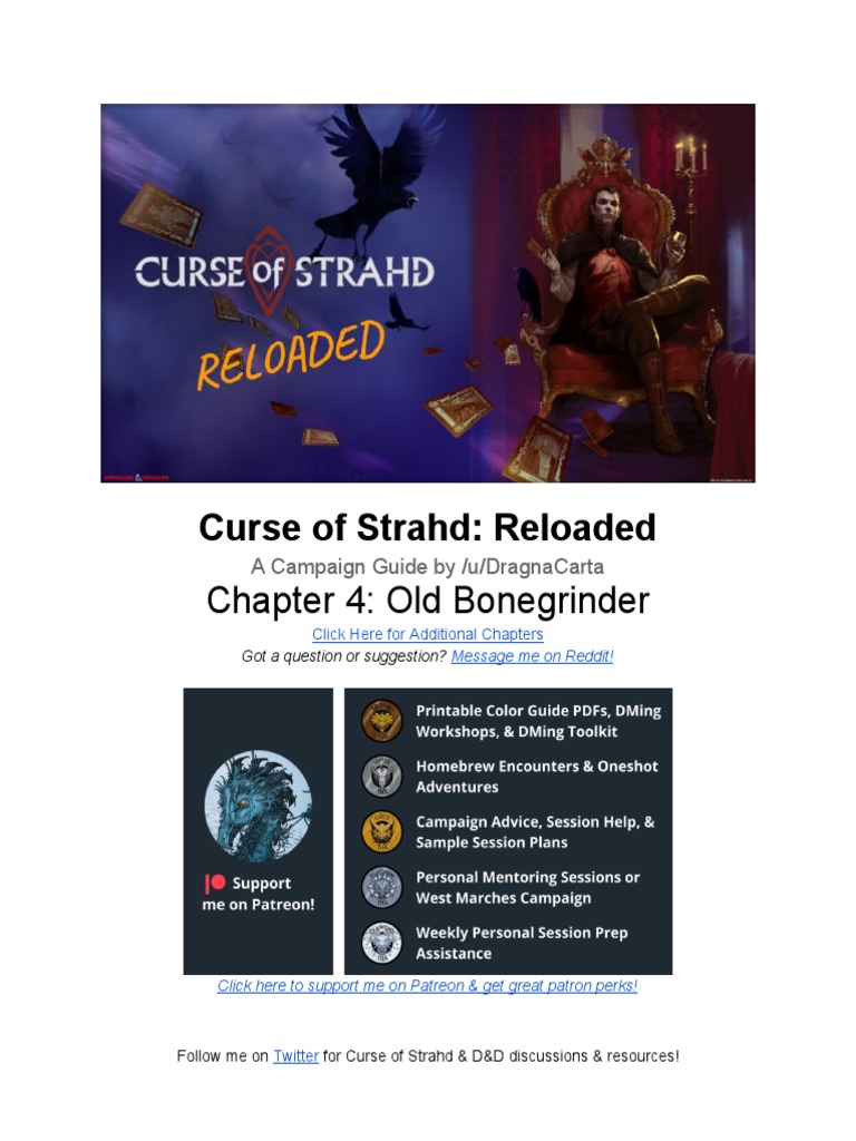 Curse of Strahd - Old Bonegrinder | PDF