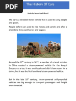 Class Notes 5 | PDF | Car | Vehicles