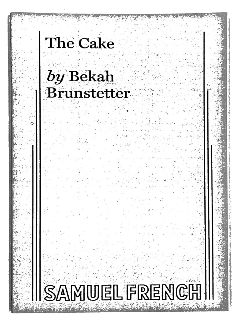 The CAKE by Bekah Brunstetter PDF