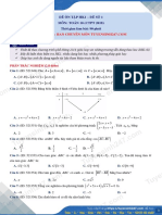 Đề Ôn Tập HK1 - Môn Toán 10 - Đề Số 10