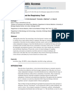 The Microbiome and The Respiratory Tract