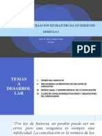 DIPLOMADO CONCILIACIÓN EXTRAJUDICIAL CUA 2020-1 MÓDULO I Al 17 de Junio