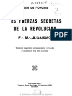 1932 de Poncins Fuerzas Secretas de La Revolucion