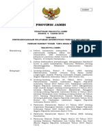 Peraturan Walikota Jambi No. 05 Tahun 2015 Tentang Penyelenggaraan Pelayanan Administrasi Terpadu Kecamatan