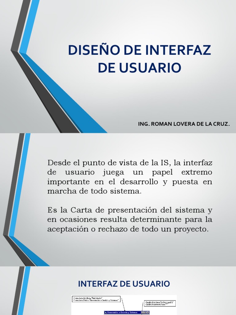 Diseño de Interfaz de Usuario Efectiva | PDF | Interfaces gráficas de ...