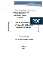 Tarea #01 - Mecanismo de Accion, Reacciones Adversas y Toxicidad de Los Medicamentos