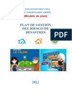 Plan de Gestion de Riesgo