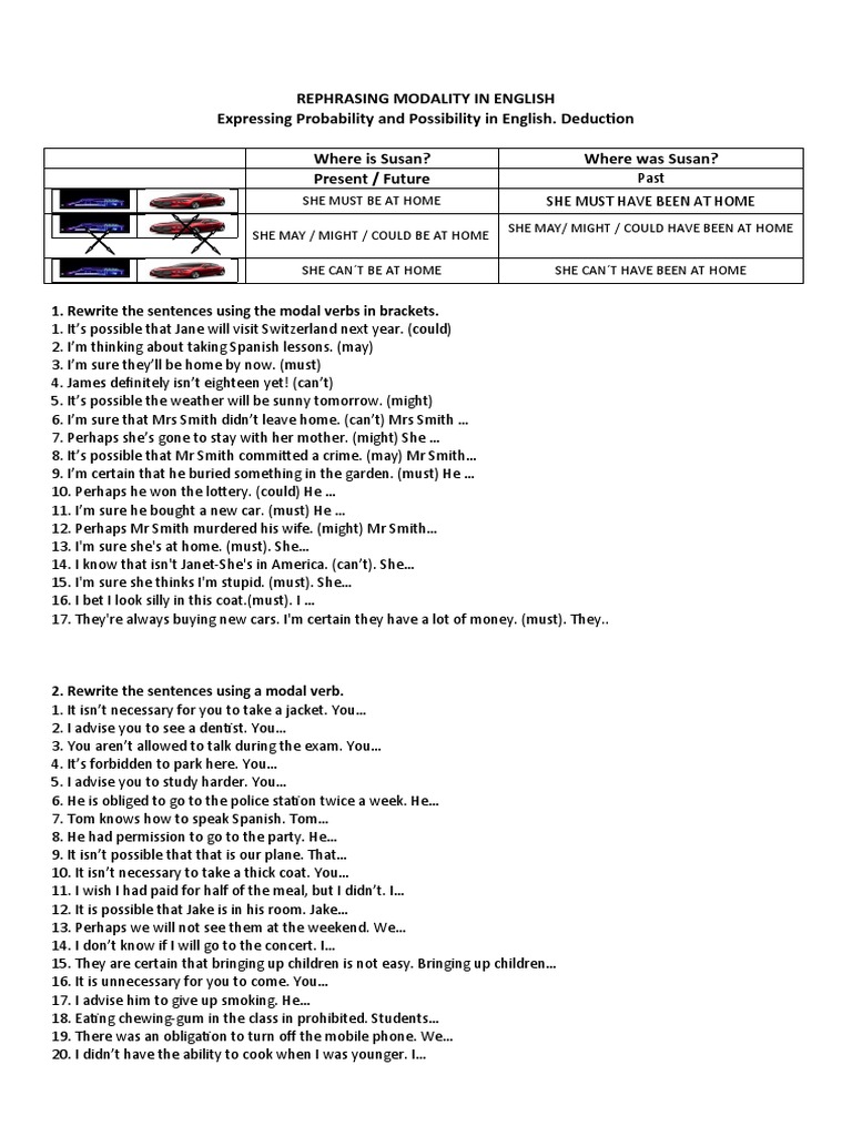 Expressing Probability and Possibility in English | PDF