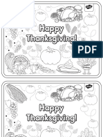 Lets Doodle Thanksgiving Coloring Sheets - Ver - 1