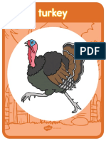 Color Thanksgiving Vocabulary Posters