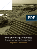 Invariantes Arquitectonicas Notas Sobre Una Antropologia Del Habitat - Angelique Trachana