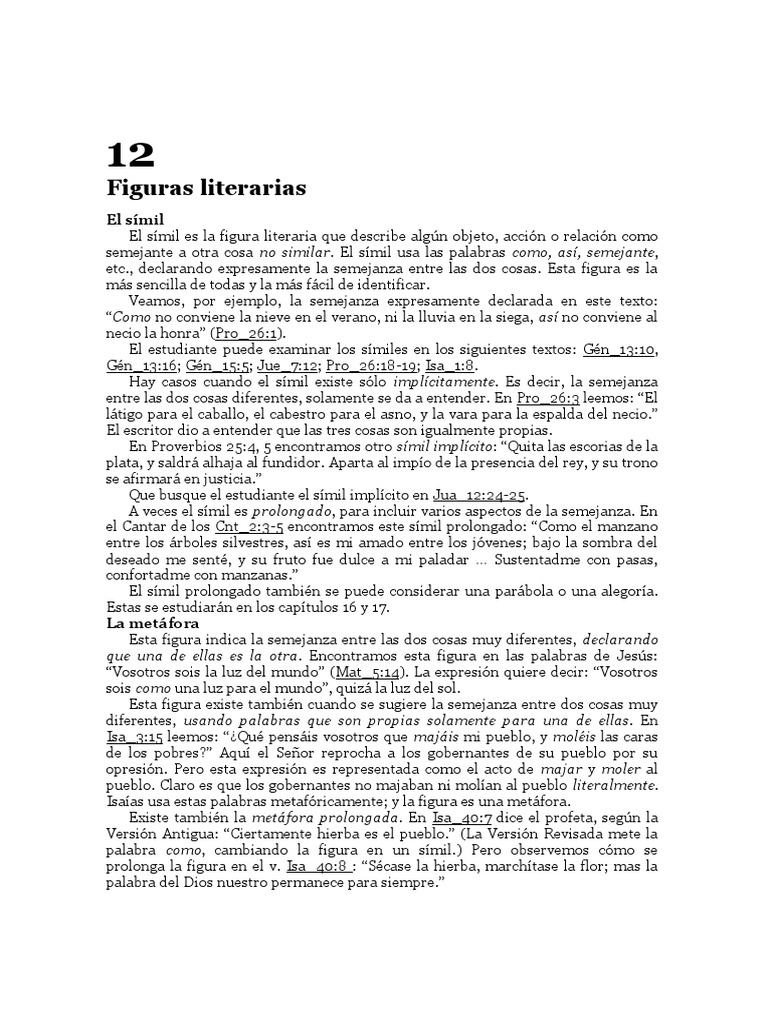 Figuras Literarias ClavesDeInterpretacionBiblica, Cap 12 PDF