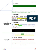 Resumo - Análise Combinatória