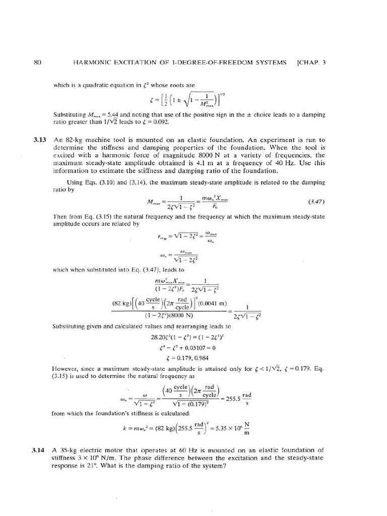 Schaum s outline of mechanical vibrations pdf damping motion