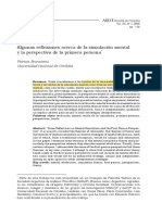 Algunas reflexiones acerca de la simulación mental